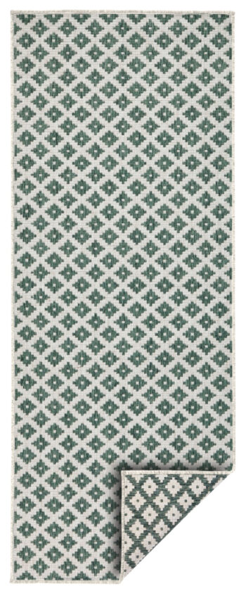 Hanse Home, Kusový koberec Twin-Wendeteppiche 103125 grün creme – na von aj na doma, 160x230, zelená, chodba / predsieň