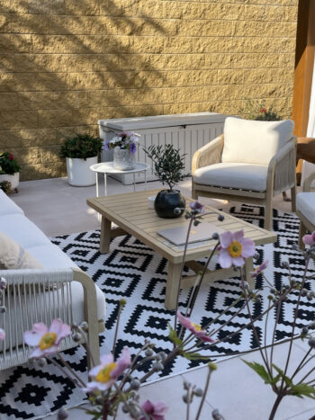 Hanse Home, Kusový koberec Twin-Wendeteppiche 103129 schwarz creme – na von aj na doma, 240x340, čiernobiela, chodba / predsieň
