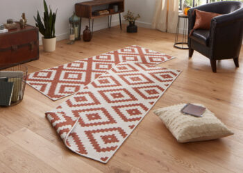 Hanse Home, Kusový koberec Twin-Wendeteppiche 103130 terra creme – na von aj na doma, 200x290, oranžová, chodba / predsieň