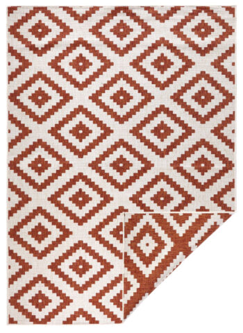 Hanse Home, Kusový koberec Twin-Wendeteppiche 103130 terra creme – na von aj na doma, 200x290, oranžová, chodba / predsieň