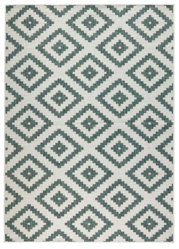 Hanse Home, Kusový koberec Twin-Wendeteppiche 103131 grün creme – na von aj na doma, 200x290, zelená, chodba / predsieň