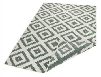 Hanse Home, Kusový koberec Twin-Wendeteppiche 103131 grün creme – na von aj na doma, 240x340, zelená, chodba / predsieň