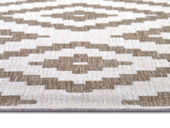 Hanse Home, Kusový koberec Twin-Wendeteppiche 105460 Linen – na von aj na doma, 120x170, hnedá, chodba / predsieň