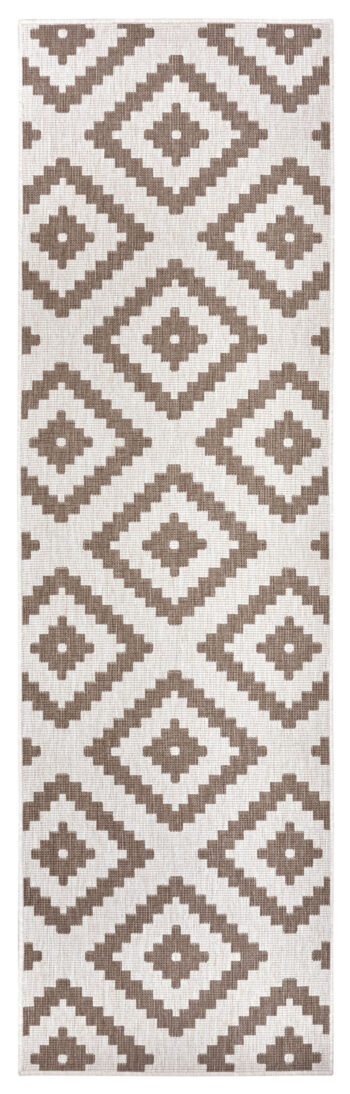 Hanse Home, Kusový koberec Twin-Wendeteppiche 105460 Linen – na von aj na doma, 120x170, hnedá, chodba / predsieň