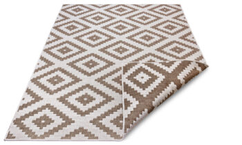Hanse Home, Kusový koberec Twin-Wendeteppiche 105460 Linen – na von aj na doma, 120x170, hnedá, chodba / predsieň