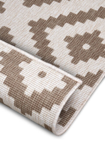 Hanse Home, Kusový koberec Twin-Wendeteppiche 105460 Linen – na von aj na doma, 120x170, hnedá, chodba / predsieň