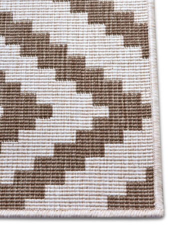 Hanse Home, Kusový koberec Twin-Wendeteppiche 105460 Linen – na von aj na doma, 120x170, hnedá, chodba / predsieň
