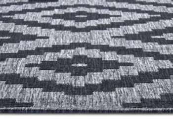Hanse Home, Kusový koberec Twin-Wendeteppiche 105461 Night Silver – na von aj na doma, 120x170, šedá, chodba / predsieň