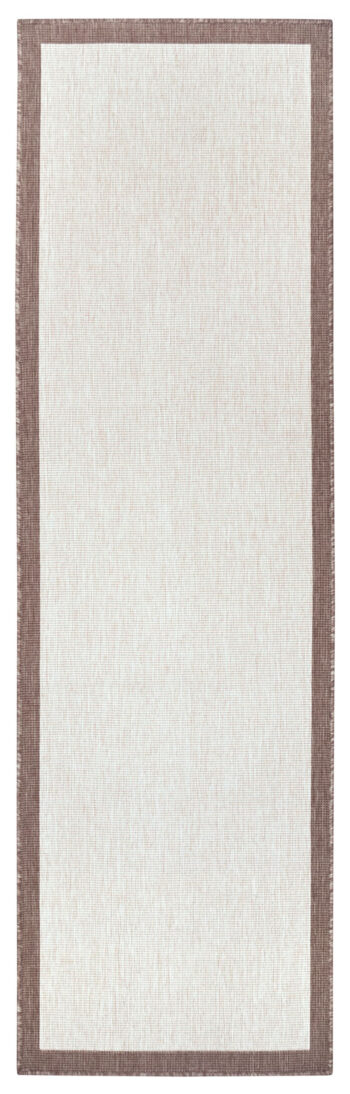 Hanse Home, Kusový koberec Twin-Wendeteppiche 105474 Linen – na von aj na doma, 80x350, hnedá, chodba / predsieň