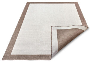Hanse Home, Kusový koberec Twin-Wendeteppiche 105474 Linen – na von aj na doma, 80x350, hnedá, chodba / predsieň