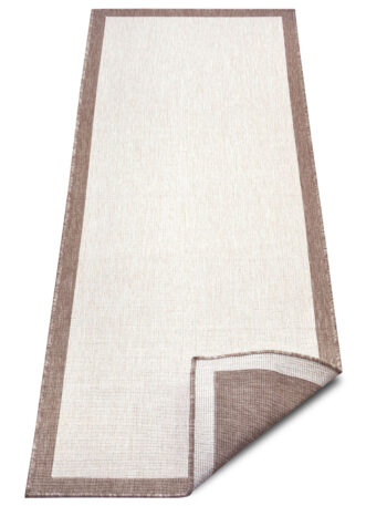 Hanse Home, Kusový koberec Twin-Wendeteppiche 105474 Linen – na von aj na doma, 80x350, hnedá, chodba / predsieň