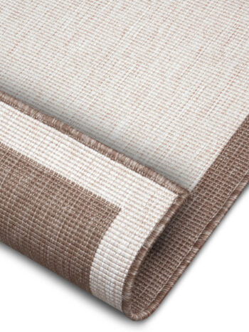 Hanse Home, Kusový koberec Twin-Wendeteppiche 105474 Linen – na von aj na doma, 80x350, hnedá, chodba / predsieň
