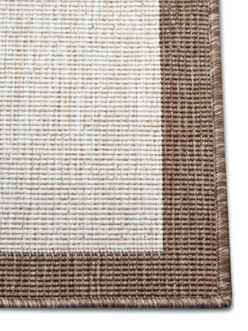 Hanse Home, Kusový koberec Twin-Wendeteppiche 105474 Linen – na von aj na doma, 80x350, hnedá, chodba / predsieň