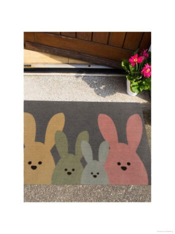 Hanse Home, Protišmyková rohožka Printy 104452 Grey, Multicolor, 40x60, viacfarebná, chodba / predsieň