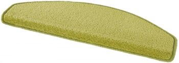 Hanse Home Sada 15ks nášľapov na schody: Fancy 103009 zelené, samolepiaci - 23x65 polkruh (rozmer vrátane ohybu), sada 15 ks