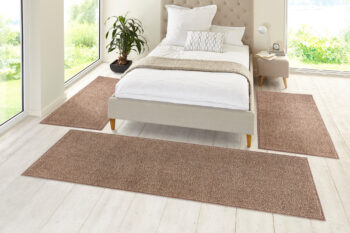 Hanse Home, Spálňová sada Pure 102614 Brown, 3 diely: 70x140 cm (2x), 70x240 cm (1x), hnedá, spálňa