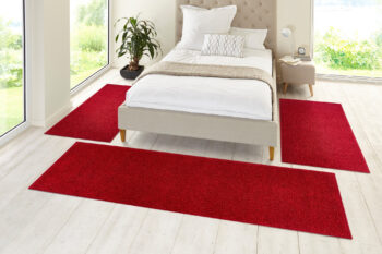 Hanse Home, Spálňová sada Pure 102616 Red, 3 diely: 70x140 cm (2x), 70x240 cm (1x), červená, spálňa