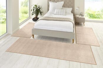 Hanse Home, Spálňová sada Pure 102662 Taupe/Cream, 3 diely: 70x140 cm (2x), 70x240 cm (1x), béžová, spálňa