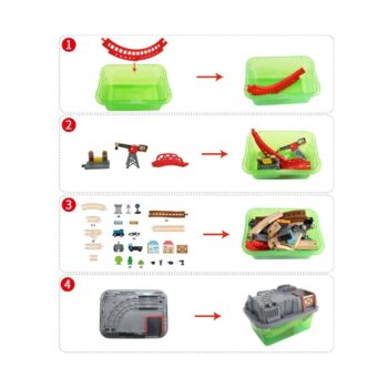 Hape Vláčikodráha s hracím boxom