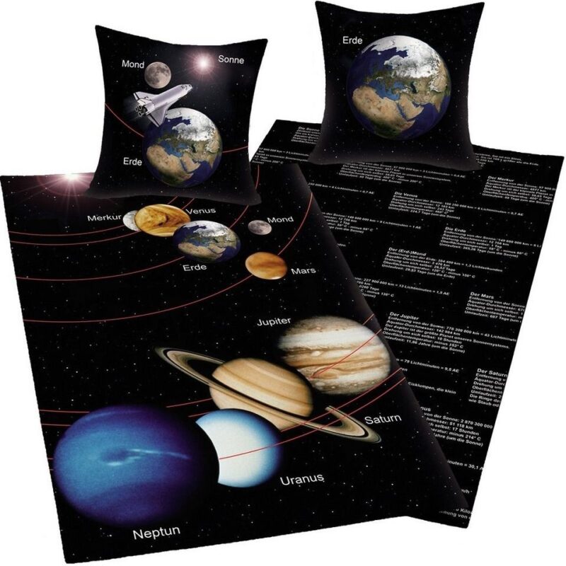 Herding Bavlnené obliečky Vesmír, 140 x 200 cm, 70 x 90 cm Herding Bavlnené obliečky Vesmír, 140 x 200 cm, 70 x 90 cm