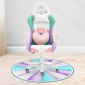 Herná podložka pod kreslo Chair Rainbow