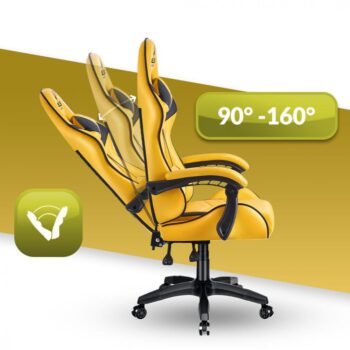 Herné kreslo HC-1007 Yellow