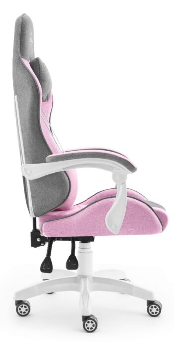 Herné kreslo Rainbow Pink Gray Mesh