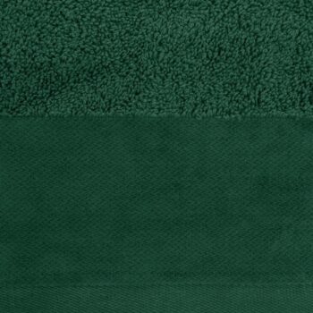 Hladký uterák JULITA v zelenej farbe s jemným detailom na okraji Šírka: 50 cm | Dĺžka: 90 cm