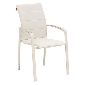 Hliníkové kreslo CAPRI (ivory)