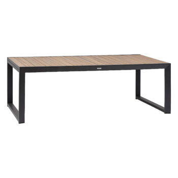 Hliníkový jedálenský stôl EMPERIA 220/340x110 cm (poškodený)