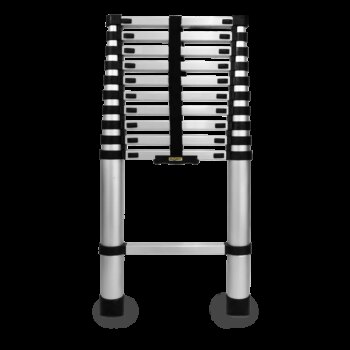 Hliníkový teleskopický rebrík 11-stupňový 125 kg