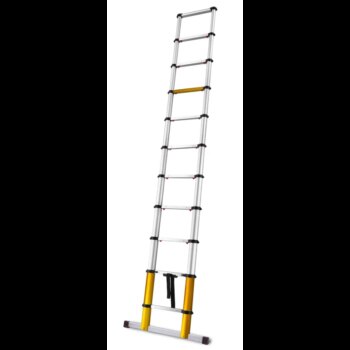 Hliníkový teleskopický rebrík 11-stupňový 150 kg