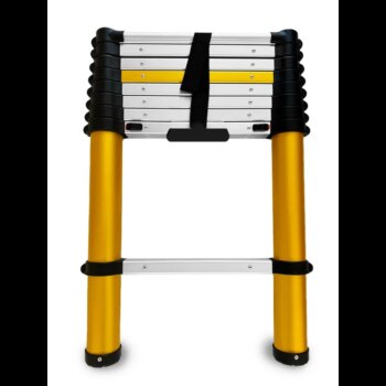 Hliníkový teleskopický rebrík 9-stupňový 150 kg
