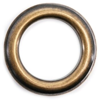 Homede Záclona Kresz Eyelets gold, biela, 140 x 140 cm
