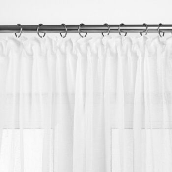 Homede Záclona Kresz Tape, biela, 140 x 175 cm