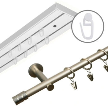 Homede Záclona Kresz Wave Tape, biela, 140 x 175 cm