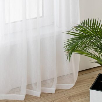 Homede Záclona Kresz Wave Tape, biela, 280 x 140 cm