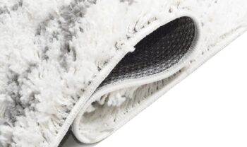 Huňatý biely behúň Šírka: 100 cm | Dĺžka: 160 cm