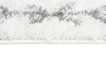 Huňatý biely behúň Šírka: 100 cm | Dĺžka: 160 cm