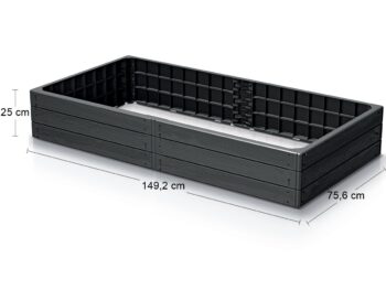 Plastový vyvýšený záhon IBWR od renomovanej značky "nabbi" je ideálnym riešením pre všetkých milovníkov záhradkárstva. Tento produkt patrí do kategórie Dom a záhrada, konkrétne do podkategórií Pestovanie a starostlivosť o rastliny a Kvetináče a truhlíky. Je to skvelý spôsob,…