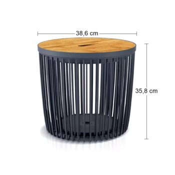 Majte predmety, doplnky a rôzne iné veci na poriadku s plastovým univerzálnym košom s vekom (2 ks) ICLU2TS 25/35 l. Je to set dvoch plastových košov, ktoré budú skvelými praktickými pomocníkmi nie len na odloženie vecí, ale je možné ich využiť aj ako stolíky vďaka bambusovému veku. Ich…