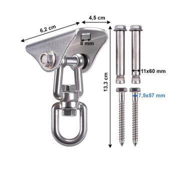 Predstavujeme vám sadu na uchytenie závesného kresla Idon v elegantnom striebornom prevedení, ktorá je ideálnym riešením pre všetkých, ktorí hľadajú spoľahlivé a esteticky príjemné riešenie pre zavesenie svojho obľúbeného kresla. Táto sada je navrhnutá tak, aby poskytovala…