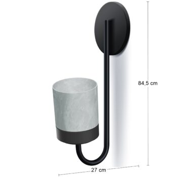 Kvetináč na stenu IKBH800 je moderný doplnok do interiéru, ktorý vyniká svojím nepravidelným tvarom a svetlou farbou. S jeho pomocou môžete vytvoriť jedinečnú zeleň vo vašom domove alebo kancelárii. Kvetináč je vyrobený z kovu a plastu, čo mu dodáva pevnosť a odolnosť. Primárna farba kvetináča…