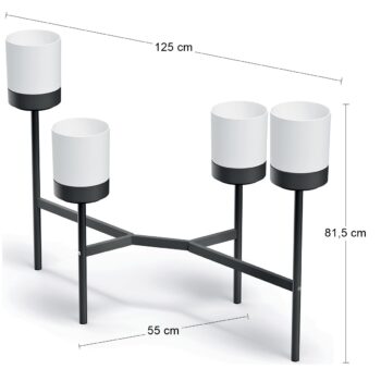 Kvetináč IKD4L je moderný a štýlový doplnok do každého interiéru. S jeho svetlou bielou farbou a čiernymi detailmi prinesie do vášho domova sviežosť a eleganciu. Tento kvetináč je vyrobený z kvalitného kovu, ktorý je doplnený plastovými prvkami, čo mu dodáva nepravidelný tvar a zaujímavý vzhľad.…