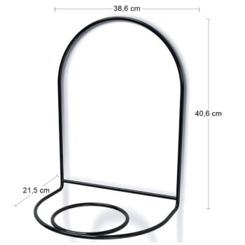 Závesný držiak na kvetináč IKSH3M v antracitovej farbe je moderným a praktickým doplnkom do každého interiéru. Tento produkt značky NABBI je vyrobený z kvalitného kovu, ktorý sa vyznačuje svojou odolnosťou a dlhou životnosťou. S jeho tmavosivou farbou a nepravidelným tvarom prinesie do vášho…