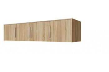 Nadstavba na skriňu INDI D4 Vám ponúkne ďalší úložný priestor. Je vyrobená z kvalitnej LTD dosky, ktorá má 16mm.Rozmery (ŠxVxH) : 196 x 45 x 57,7 cmFarebné prevedenie : dub sonomaDodávame v demonte.