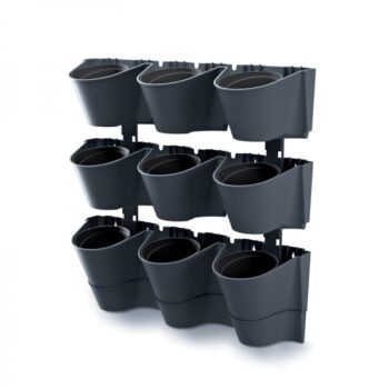 Kvety či bylinky potrebujú pre správny rast ideálne podmienky, v podobe vhodného priestoru, svetla a dostatku závlahy. Plastový vertikálny kvetináč IO2W600W sa postará o to, aby boli rastlinky dostatočne zavlažované a vystavené teplým slnečným lúčom. Kvetináč je vyrobený v prevedení antracit,…