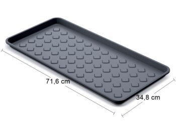 Plastová odkladacia podložka IPO720 od značky NABBI je moderný a praktický doplnok do každého interiéru aj exteriéru. Jej jednoduchý hranatý tvar a tmavá čierna farba dodajú vášmu priestoru štýlový vzhľad. Podložka je vyrobená z kvalitného plastu, ktorý je ľahko udržiavateľný - stačí ho utierať…