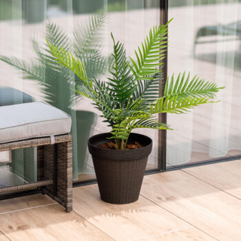 Plastový kvetináč Irom Typ 1 v elegantnej hnedej farbe je ideálnym riešením pre všetkých milovníkov rastlín, ktorí hľadajú moderný a praktický doplnok do svojho interiéru alebo exteriéru. Tento kvetináč od značky KONDELA sa vyznačuje jednoduchou montážou a je dodávaný už zmontovaný, čo vám…