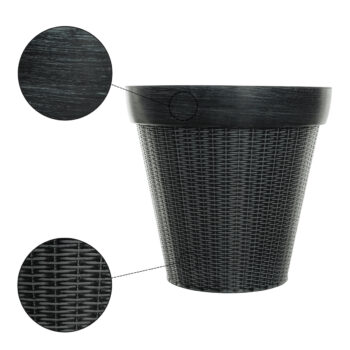 Plastový kvetináč Irom Typ 2 v elegantnej sivej farbe je ideálnym riešením pre všetkých milovníkov moderného dizajnu, ktorí hľadajú praktické a esteticky príjemné riešenie pre svoje rastliny. Tento kvetináč od značky KONDELA je vyrobený z kvalitného plastu, čo zaručuje jeho dlhú životnosť…